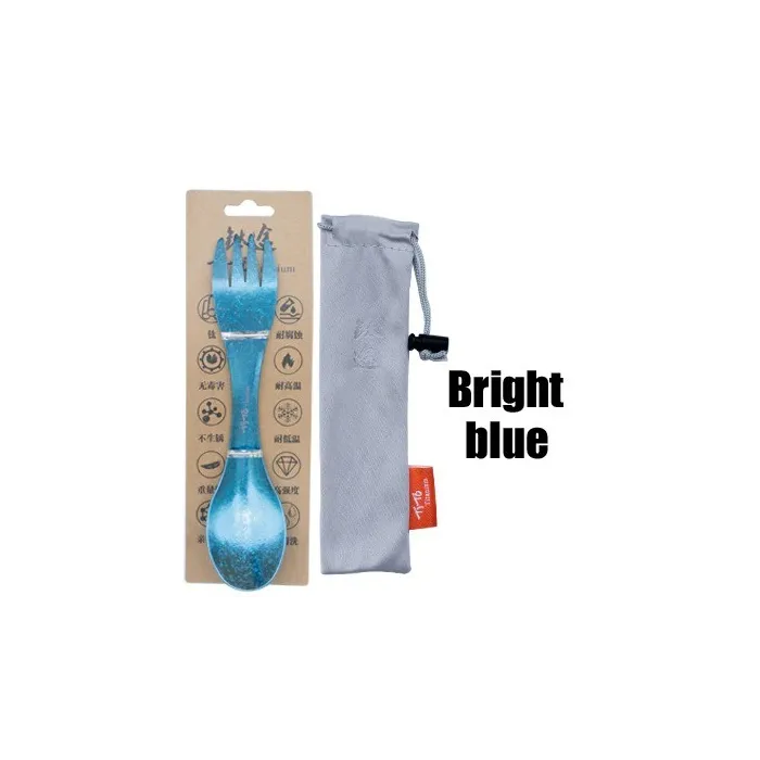 Titanium spoon / fork - ultralight - for camping / picnicSurvival tools