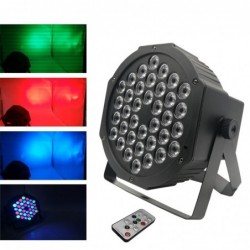 LED Par - płaska lampa sceniczna - RGBW - DMX - z pilotemOświetlenie sceniczne i eventowe
