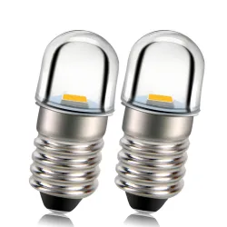 E10 - żarówka LED - 3V / 4,5V / 6V / 12V - 2 sztukiE10
