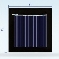 Mini panel słoneczny - 2V 100MA - do ładowalnych baterii 1,2V - z małym silnikiem DCPaneli słonecznych