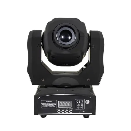 Reflektor LED - światło sceniczne - ruchoma głowa - z wzorami - ze pilotem DMX - 60WOświetlenie sceniczne i eventowe