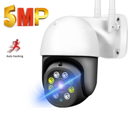 5MP / 1080P - WiFi - P2P - PTZ - 4x zoom - kamera monitoringu CCTV - wodoodpornaBezpieczeństwo