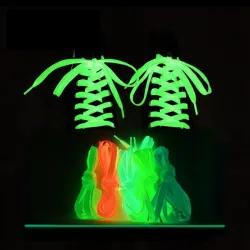 Sznurowadła fluorescencyjne - świecące w ciemności - 80 - 140cmButy