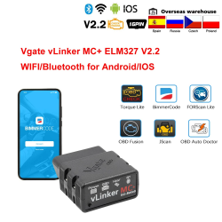 Skaner samochodowy / narzędzie diagnostyczne - Bimmercode - MC / ELM327 - WiFi / Bluetooth - OBD2 - dla Androida / IOSDiagnoza