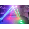 Spider beam stage light - portable - moving head - LED - RGBW - 8x 10WStage & events lighting