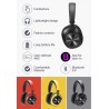Bluedio 7th - słuchawki bezprzewodowe - Bluetooth - redukcja szumów - z mikrofonem / sterowaniem głosowymSłuchawki