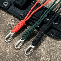 Multi-functional paracord - survival / emergency rope - with keychainKeyrings