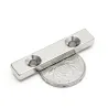 N35 - neodymium magnet - rectangular - with double 5mm holes - 50 * 10 * 5mm - 3 piecesN35