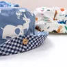 Summer bucket hat - with adjustable strings - for girls / boys - animal printHats & caps