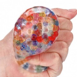 Spongy rainbow ball - squeezable toy - stress relief