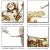 Model terenu krajobrazowego - kwiat symulacyjny / klaster / dzika róża - miniatura DIY - 50 sztukKonstrukcja