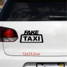 Fake Taxi - car vinyl stickerStickers