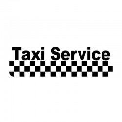 Taxi Service - car vinyl sticker - 15.8 * 4.5cmStickers