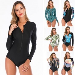 One piece swimsuit - long sleeve - with zipperSwimming