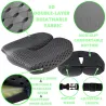 Memory foam cushion - chair seat support - non-slip - back pain reliefCushions