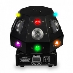 4 w 1 - laser sceniczny - projektor świetlny - ruchoma głowica - DMX - RGB - LED