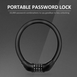 Bicycle / motorcycle lock - ring with 4 digit passcode - anti-theftMotorbike parts