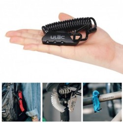 Mini bicycle lock - anti-theft - extendable rope - 3-digit combination - 1200mmBicycle