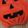 Pumpkin costume - set with sleeveless jumpsuit & hatHats & caps