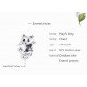 Little kitten - pendant / charm for bracelet - 925 sterling silverBracelets