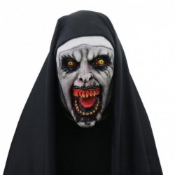 Straszna zakonnica - maska pełnotwarzowa - na Halloween / maskaradę / imprezęMaski