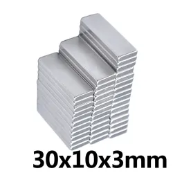 N35 - neodymium magnet - rectangle - 30 * 10 * 3mmN35