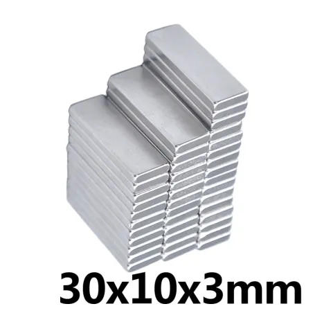 N35 - neodymium magnet - rectangle - 30 * 10 * 3mmN35