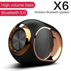 X6 - bezprzewodowy głośnik Bluetooth - HiFi bass - wodoodporny - Radio FM - TWS - SD - AUXBluetooth Głośniki