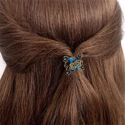 Crab / butterfly shaped retro hair clip - with crystalsHair clips