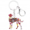 Dog niemiecki - emaliowany pies - metalowy brelokBreloczki Do Kluczy