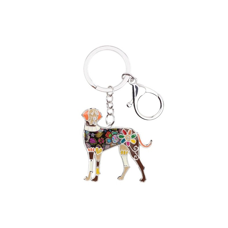 Dog niemiecki - emaliowany pies - metalowy brelokBreloczki Do Kluczy