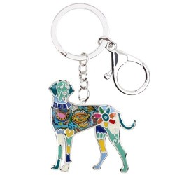 Dog niemiecki - emaliowany pies - metalowy brelokBreloczki Do Kluczy