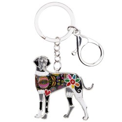 Dog niemiecki - emaliowany pies - metalowy brelokBreloczki Do Kluczy