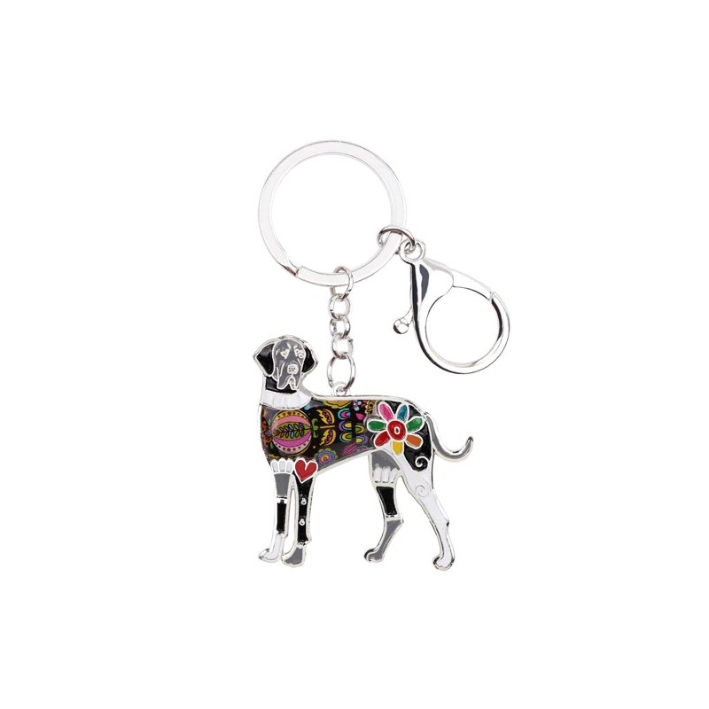 Dog niemiecki - emaliowany pies - metalowy brelokBreloczki Do Kluczy