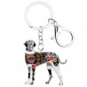 Dog niemiecki - emaliowany pies - metalowy brelokBreloczki Do Kluczy