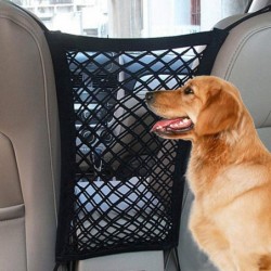 Siatka ochronna na fotelik samochodowy - barierka na tylne siedzenie - izolacja dla psaOpieka