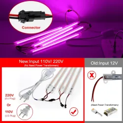Oświetlenie LED do uprawy roślin - fitolampa - pełne spektrum - 220V / 110VLampa Wzrostu