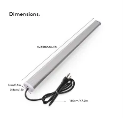 Światło LED do uprawy roślin - lampa hydroponiczna - tuba - pełne spektrum - 220 LEDLampa Wzrostu