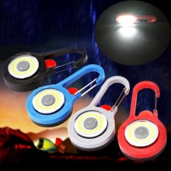 LED carabiner - warning lamp - for hiking / camping / night walkingKeyrings