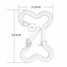 Karabinek wielofunkcyjny - brelok z klamrą aluminiową - 10 sztukBreloczki Do Kluczy