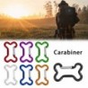 Multifunction carabiner - aluminum buckle - keychain - 10 piecesKeyrings
