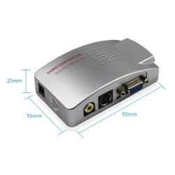 PC signal converter box - adapter - VGA to TV AV RCA - NTSC PALHDMI switchers