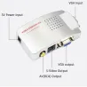 PC signal converter box - adapter - VGA to TV AV RCA - NTSC PALHDMI switchers
