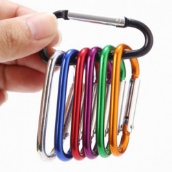 Alloy carabiner with buckle - keychain - 5 piecesKeyrings