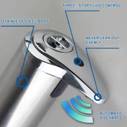 Automatic soap dispenser - stainless steel - infrared sensingBathroom & Toilet