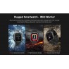 KOSPET ROCK - Smart Watch - Bluetooth - Android / IOS - wodoodporny - fitness tracker - ciśnieniomierzInteligentne zużycie