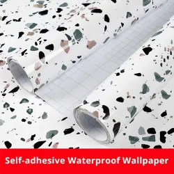 Decorative wallpaper - wall / furniture sticker - self-adhesive - waterproof - marble gravelFurniture