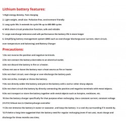 LiitoKala - 3.2V 90Ah LiFePO4 - bateria - do łodzi / samochodów / paneli słonecznychBaterii