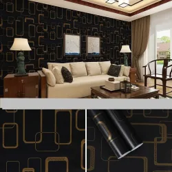 Self-adhesive wallpaper - for bathroom / living room / furniture / windows - waterproofBathroom & Toilet