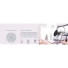 Podcast condenser microphone - professional PC streaming cardioid - kit - USB - 192kHZ/24bitMicrophones